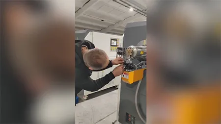 Tube Bending Machine at Diamond (Russia)