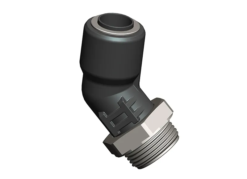 Composite 45 Deg Swivel Elbow